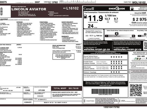 Used 2021 Lincoln Aviator Reserve image 23