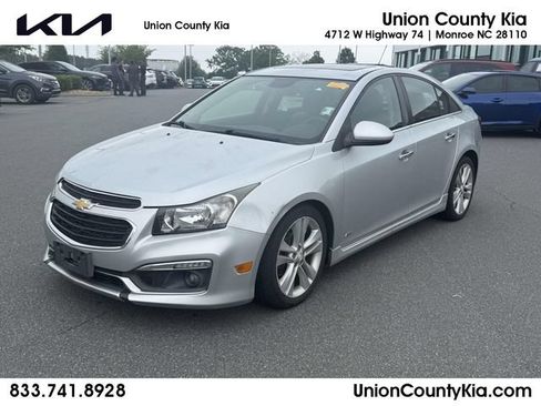 Used 2015 Chevrolet Cruze LTZ w/ Sun, Sound and Sport Package FWD image 1
