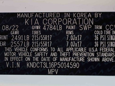 Certified 2023 Kia Niro Wave w/ Wave Preserve Package image 31