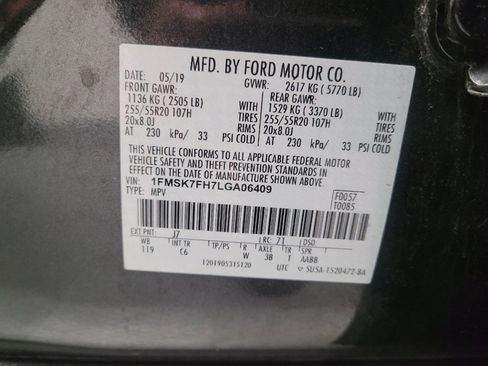 Used 2020 Ford Explorer Limited w/ Class III Trailer Tow Package image 33