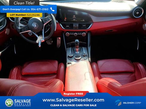 Used 2017 Alfa Romeo Giulia Ti w/ TI 18" Sport Package AWD/4WD image 11