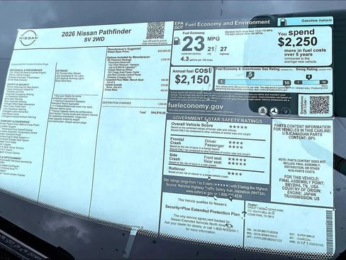 New 2026 Nissan Pathfinder SV w/ SV Premium Package FWD image 21