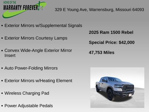 Used 2025 RAM 1500 Rebel w/ Rebel Level 1 Equipment Group image 14