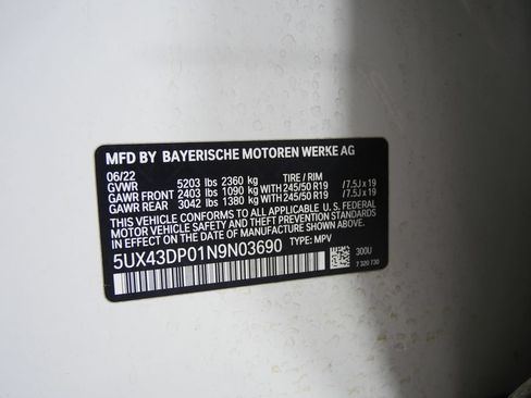 Used 2022 BMW X3 sDrive30i w/ Premium Package 2 RWD image 19