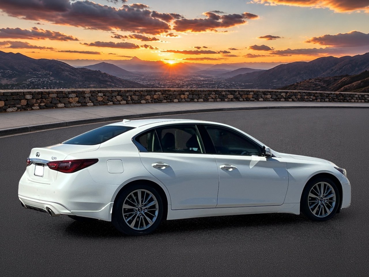 Certified 2023 INFINITI Q50 Luxe w/ Cargo Package RWD image 5