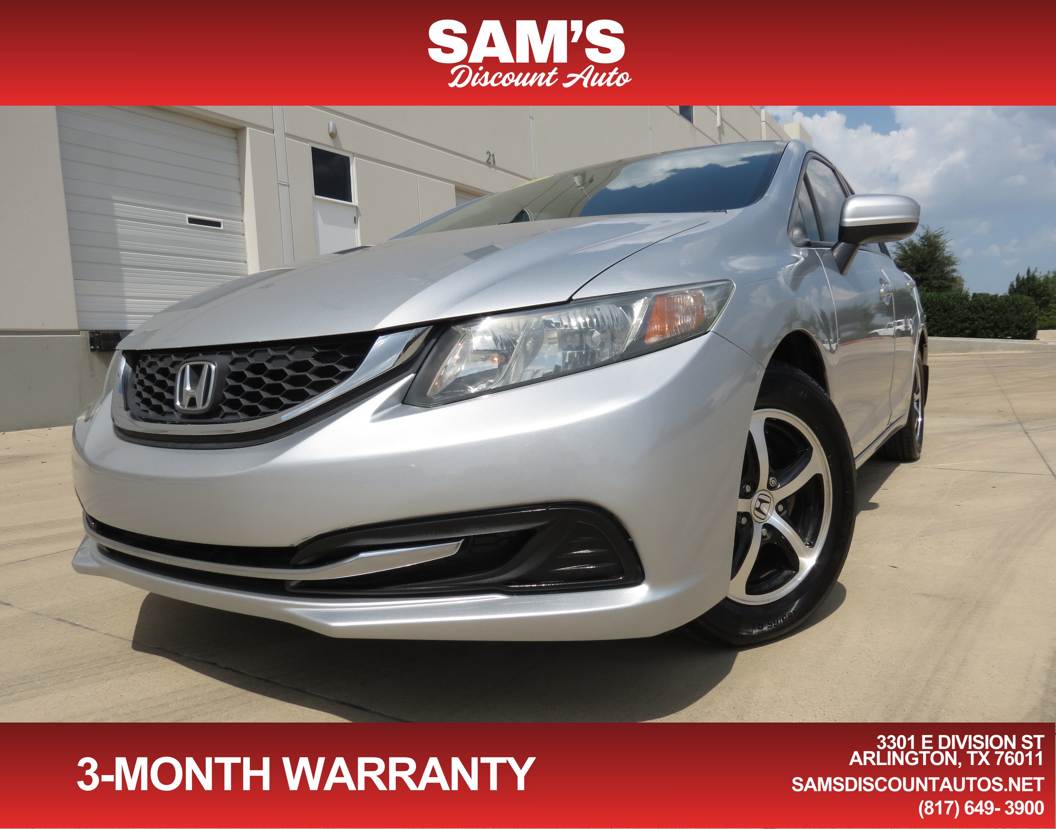 Used 2015 Honda Civic SE image 1