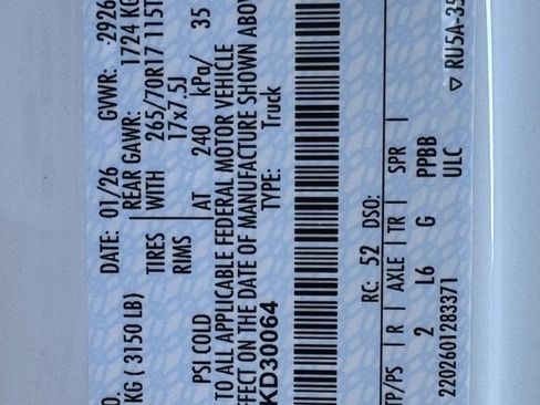 New 2026 Ford F150 XL w/ Equipment Group 103A High image 13