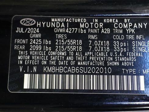 Certified 2025 Hyundai Kona SEL AWD/4WD image 27