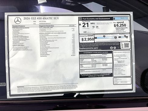 New 2026 Mercedes-Benz GLE 450 4MATIC image 18