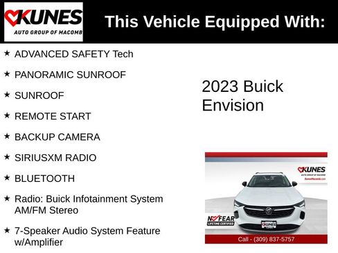 Used 2023 Buick Envision Essence w/ Sport Touring Package AWD/4WD image 3