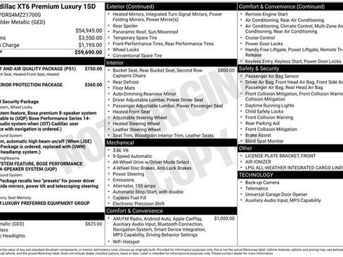 Used 2021 Cadillac XT6 Premium Luxury image 1