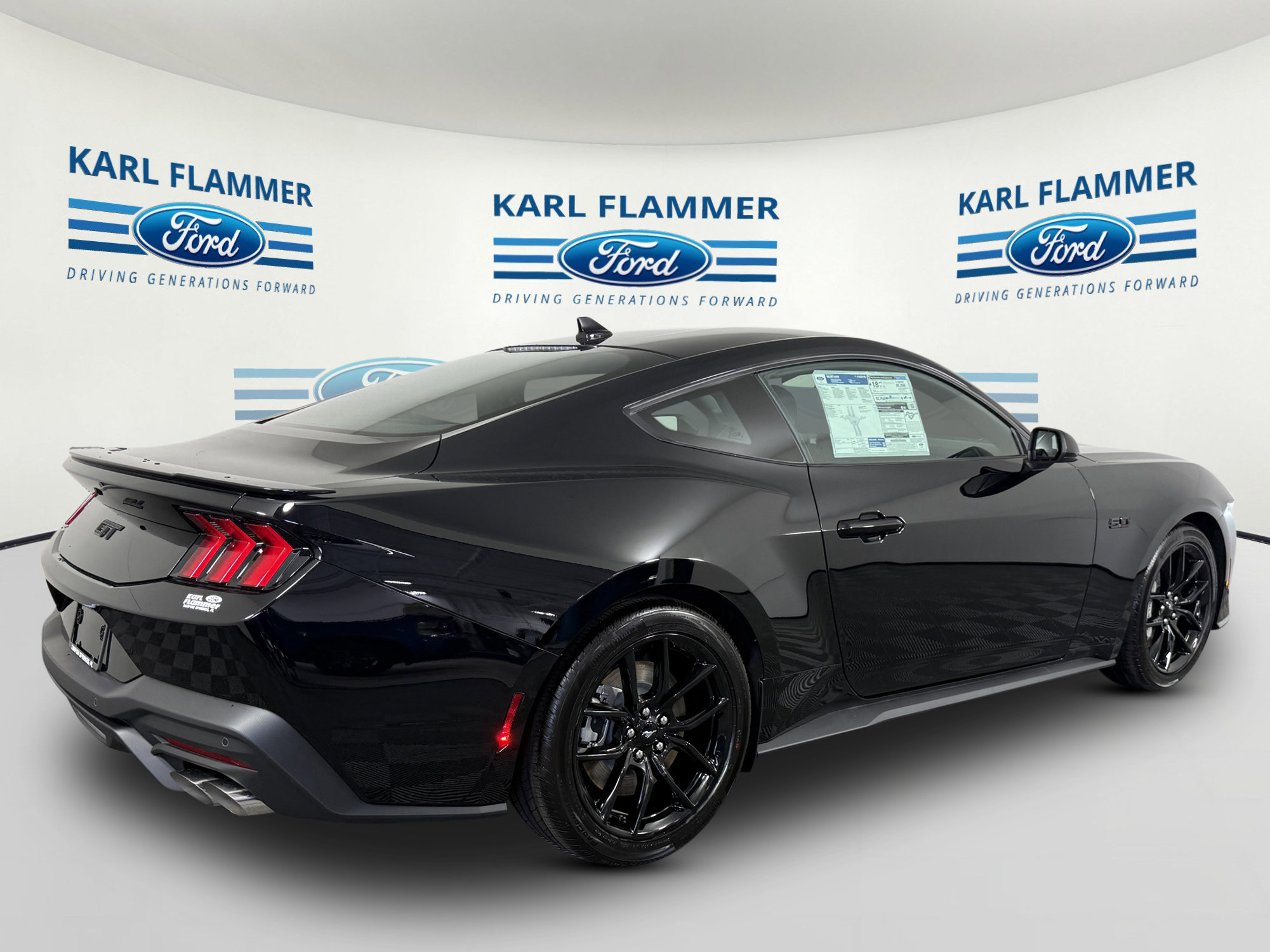 New 2026 Ford Mustang GT Premium w/ Mustang Nite Pony Package RWD image 3