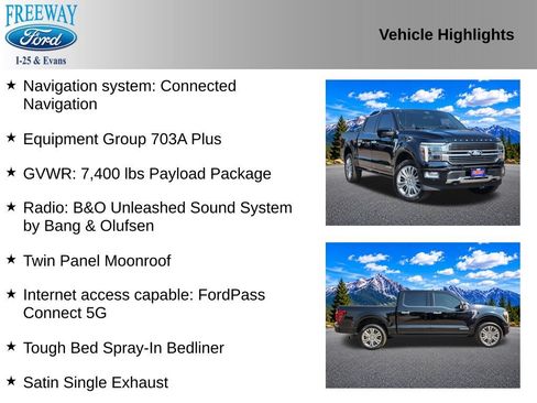 Used 2025 Ford F150 Platinum w/ Equipment Group 703A Plus AWD/4WD image 2
