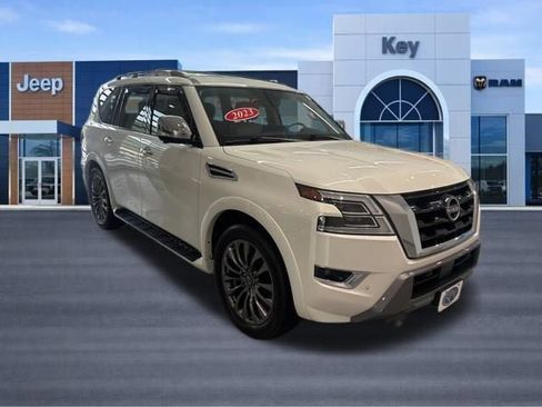 Used 2023 Nissan Armada Platinum w/ Captain's Chairs Package AWD/4WD image 11