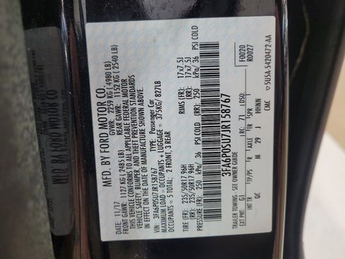 Used 2018 Ford Fusion Energi Platinum image 33