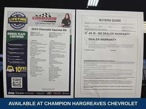 Certified 2023 Chevrolet Equinox RS FWD image 43