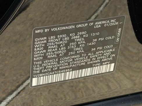 New 2026 Volkswagen Atlas SEL image 17