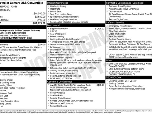 Used 2016 Chevrolet Camaro SS image 28