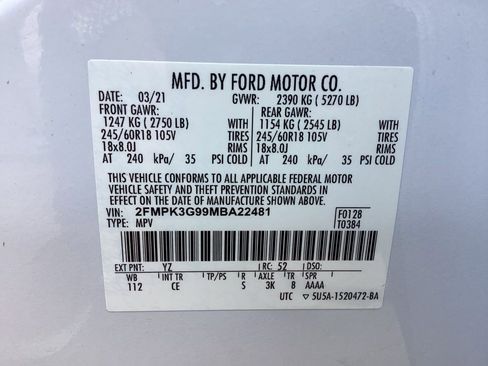 Used 2021 Ford Edge SE image 62
