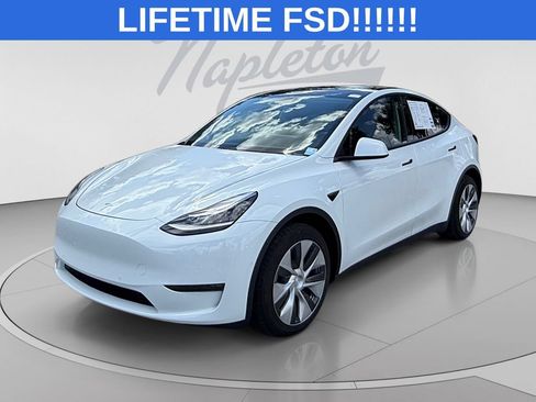 Used 2020 Tesla Model Y Long Range AWD/4WD image 1