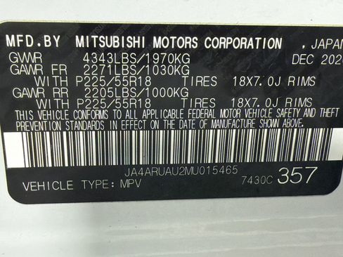 Used 2021 Mitsubishi Outlander Sport ES AWD/4WD image 17
