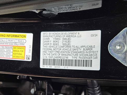 Certified 2024 Honda Civic Sport image 31