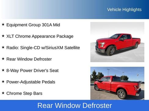 Used 2016 Ford F150 XLT w/ Equipment Group 301A Mid RWD image 6
