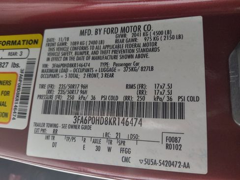 Used 2019 Ford Fusion SE image 33