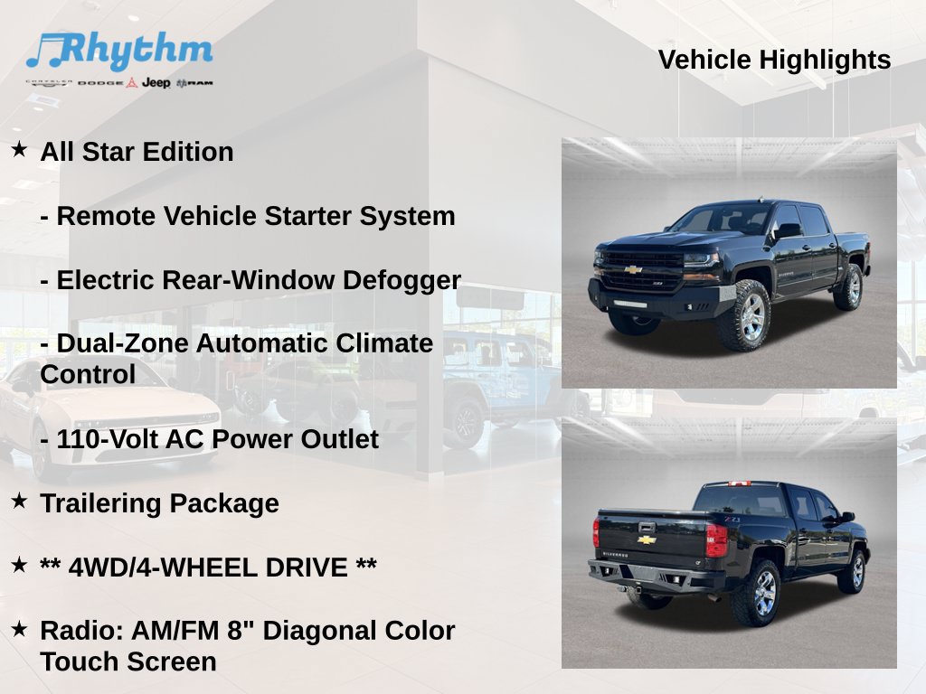 Used 2018 Chevrolet Silverado 1500 LT w/ All Star Edition AWD/4WD image 5