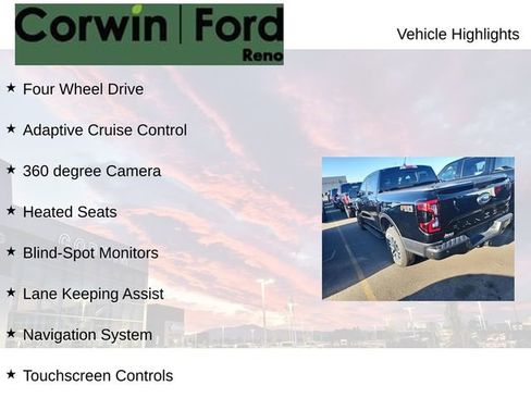 Used 2024 Ford Ranger Lariat w/ FX4 Off-Road Package AWD/4WD image 6