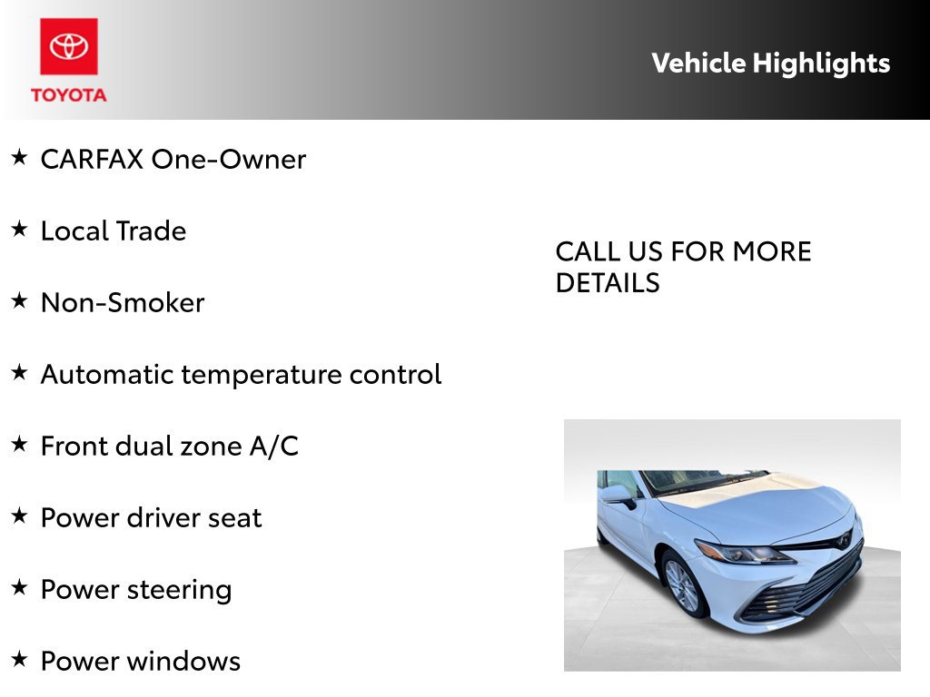 Certified 2024 Toyota Camry LE FWD image 7