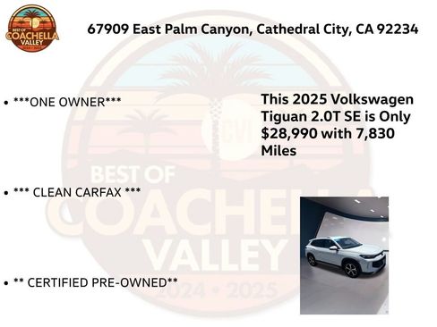 Certified 2025 Volkswagen Tiguan SE FWD image 5