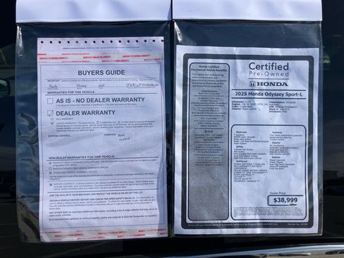 Certified 2025 Honda Odyssey Sport-L image 37