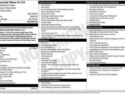 Used 2026 Chevrolet Tahoe LS AWD/4WD image 37