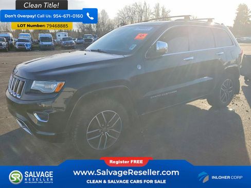 Used 2014 Jeep Grand Cherokee Overland w/ Advanced Technology Group AWD/4WD image 1