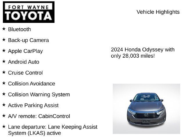 Used 2024 Honda Odyssey EX-L image 7
