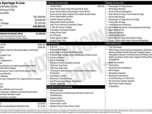 Certified 2024 Kia Sportage X-Line w/ X-Line Premium Package AWD/4WD image 38