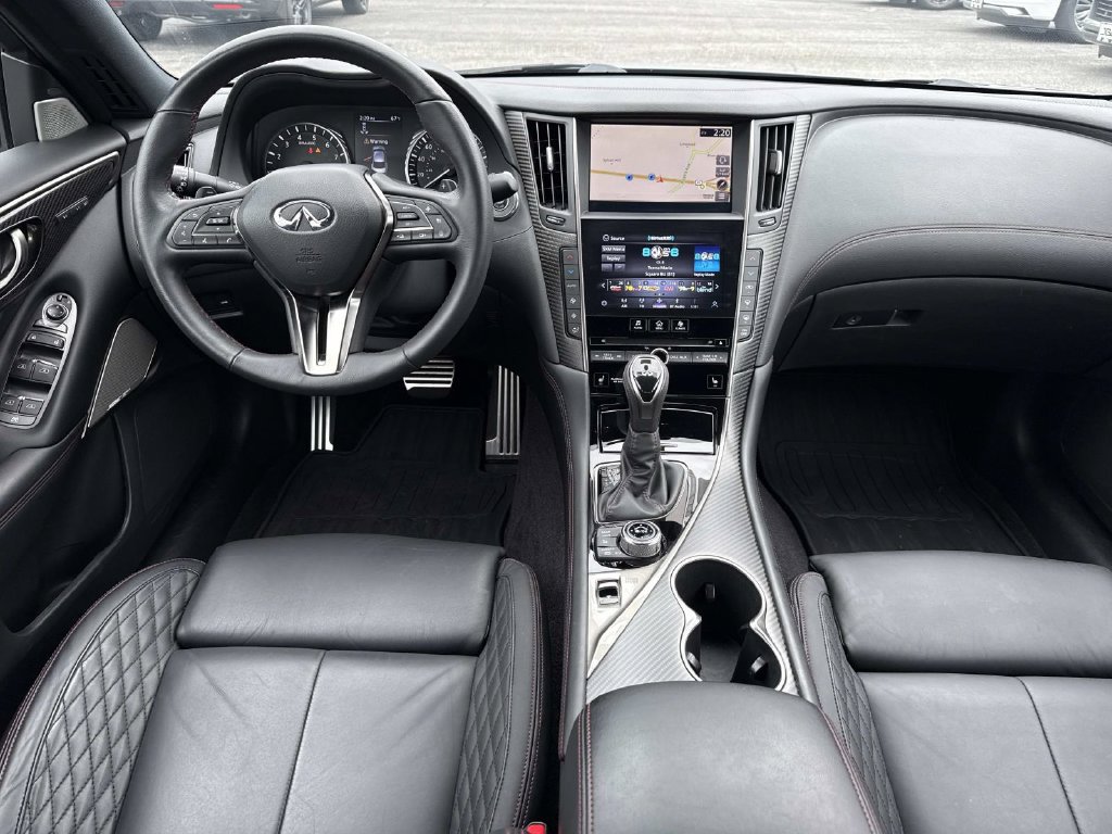 Certified 2023 INFINITI Q50 Red Sport 400 w/ Carbon Fiber Package AWD/4WD image 2