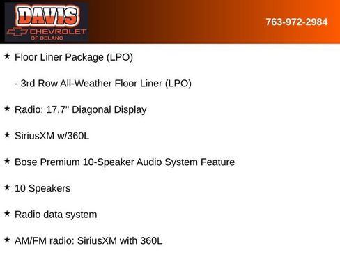 Used 2024 Chevrolet Traverse RS w/ LPO, Floor Liner Package AWD/4WD image 10