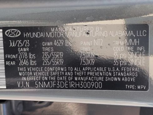 Certified 2024 Hyundai Tucson SEL w/ Convenience Package FWD image 25