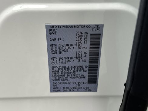 New 2025 Nissan Pathfinder Rock Creek image 28