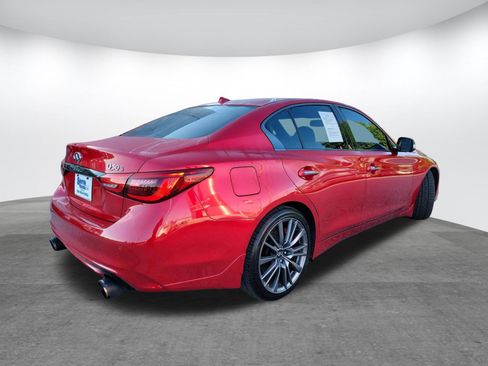 Used 2022 INFINITI Q50 Red Sport 400 w/ Cargo Package RWD image 5