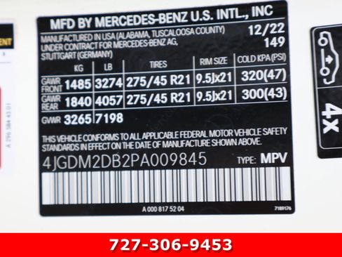 Used 2023 Mercedes-Benz EQS 450+ SUV image 30