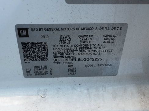 Used 2020 GMC Sierra 1500 SLT AWD/4WD image 30
