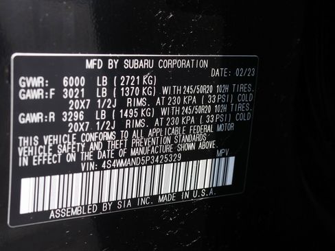 Used 2023 Subaru Ascent Limited image 47