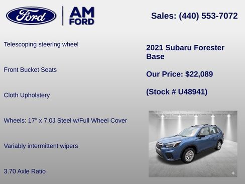 Used 2021 Subaru Forester AWD/4WD image 18