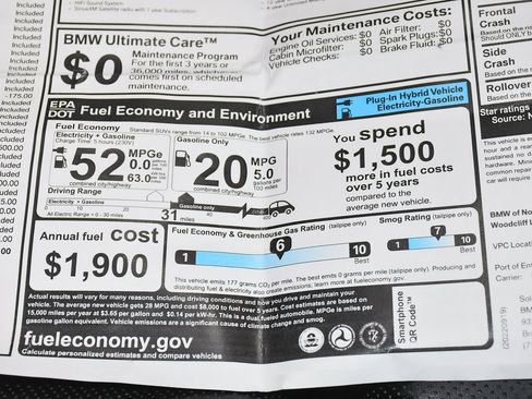 Used 2023 BMW X5 xDrive45e w/ M Sport Package image 77