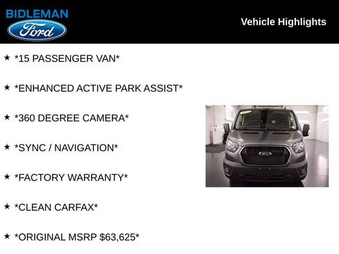 Used 2024 Ford Transit 350 XL RWD image 10