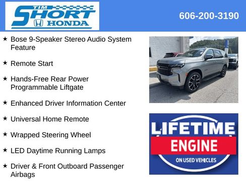 Used 2023 Chevrolet Tahoe RST w/ Max Trailering Package AWD/4WD image 21