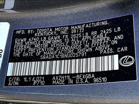 Used 2022 Lexus ES 300h w/ Premium Package image 37